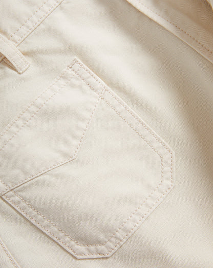 Veronica Beard | Carter Canvas Bermuda Short in Ecru Ecru