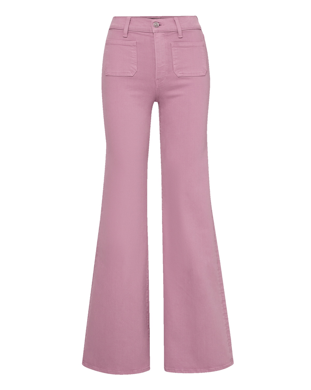 Veronica Beard | Joplin Patch-Pocket Flare Jean in Light Purple Orchid Haze