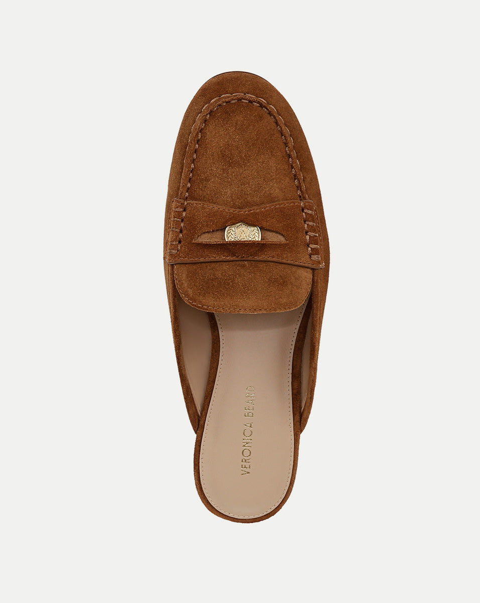 Veronica Beard | Penny Suede Mule in Hazelwood Hazelwood