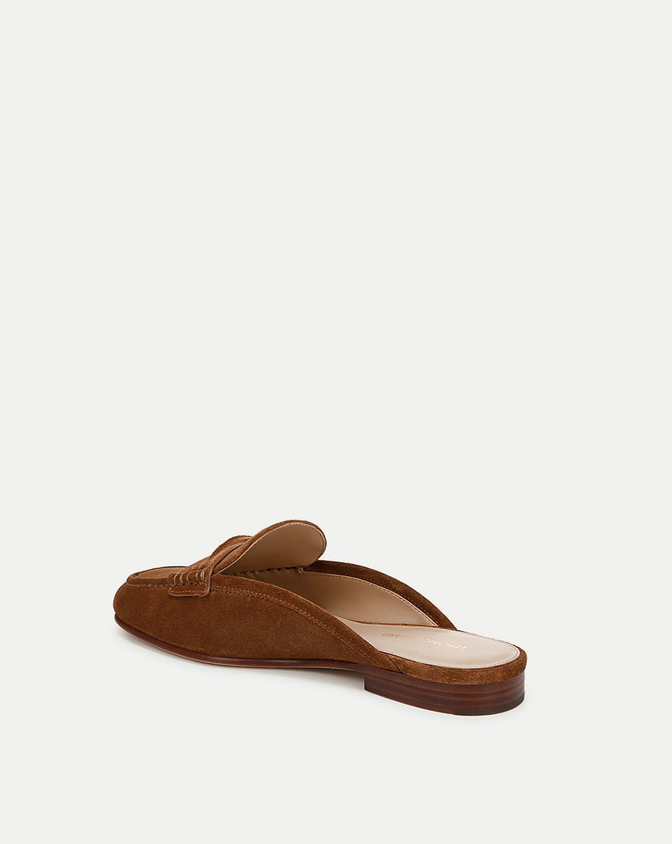 Veronica Beard | Penny Suede Mule in Hazelwood Hazelwood