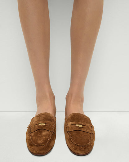 Veronica Beard | Penny Suede Mule in Hazelwood Hazelwood