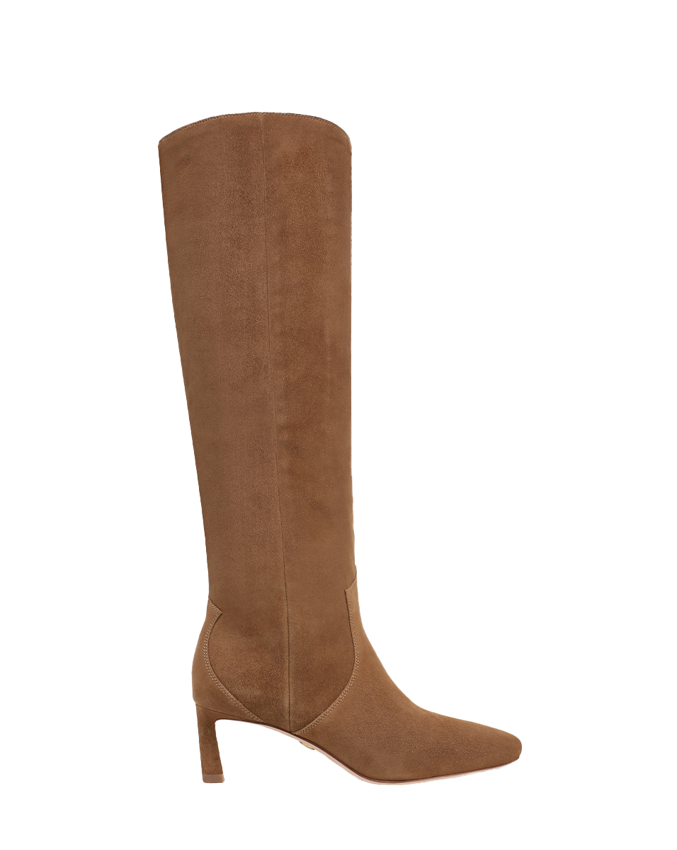Veronica Beard | Kinna Tall Boot in Tan Suede Hazelwood