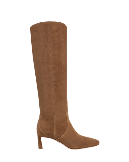 Veronica Beard | Kinna Tall Boot in Tan Suede Hazelwood