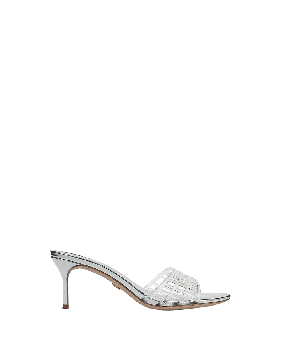 Veronica Beard | Tia Jelly Sandal in Clear/Silver Clear/Silver