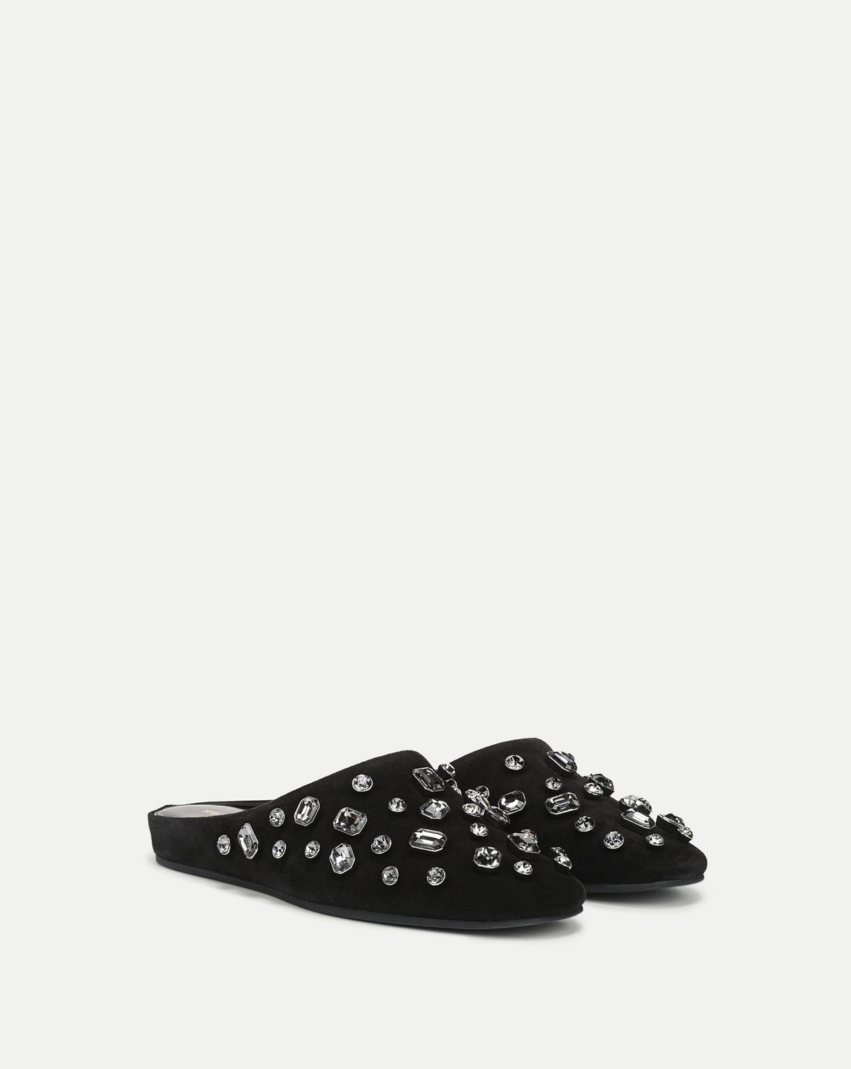 Veronica Beard | Narcisa Embellished Mule in Black Black