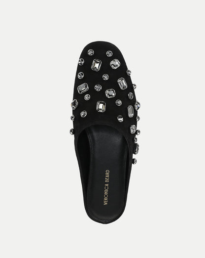 Veronica Beard | Narcisa Embellished Mule in Black Black