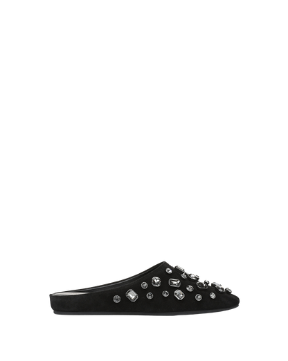 Veronica Beard | Narcisa Embellished Mule in Black Black