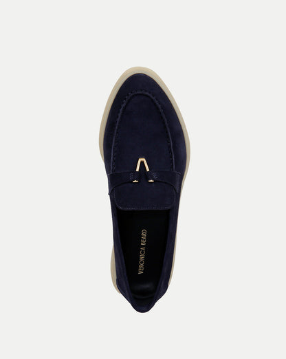 Veronica Beard | Ailey Suede Loafer in Eclipse Eclipse