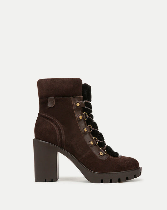 Veronica Beard | Reece Lug Bootie in Espresso Espresso
