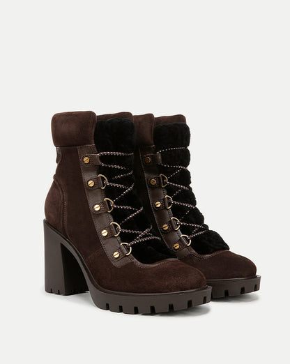 Veronica Beard | Reece Lug Bootie in Espresso Espresso