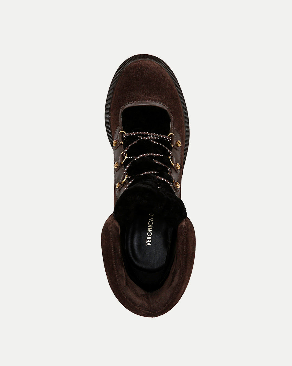 Veronica Beard | Reece Lug Bootie in Espresso Espresso