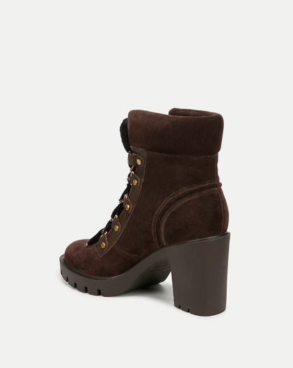Veronica Beard | Reece Lug Bootie in Espresso Espresso