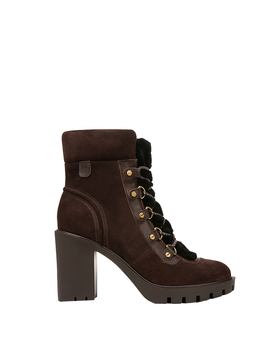 Veronica Beard | Reece Lug Bootie in Espresso Espresso