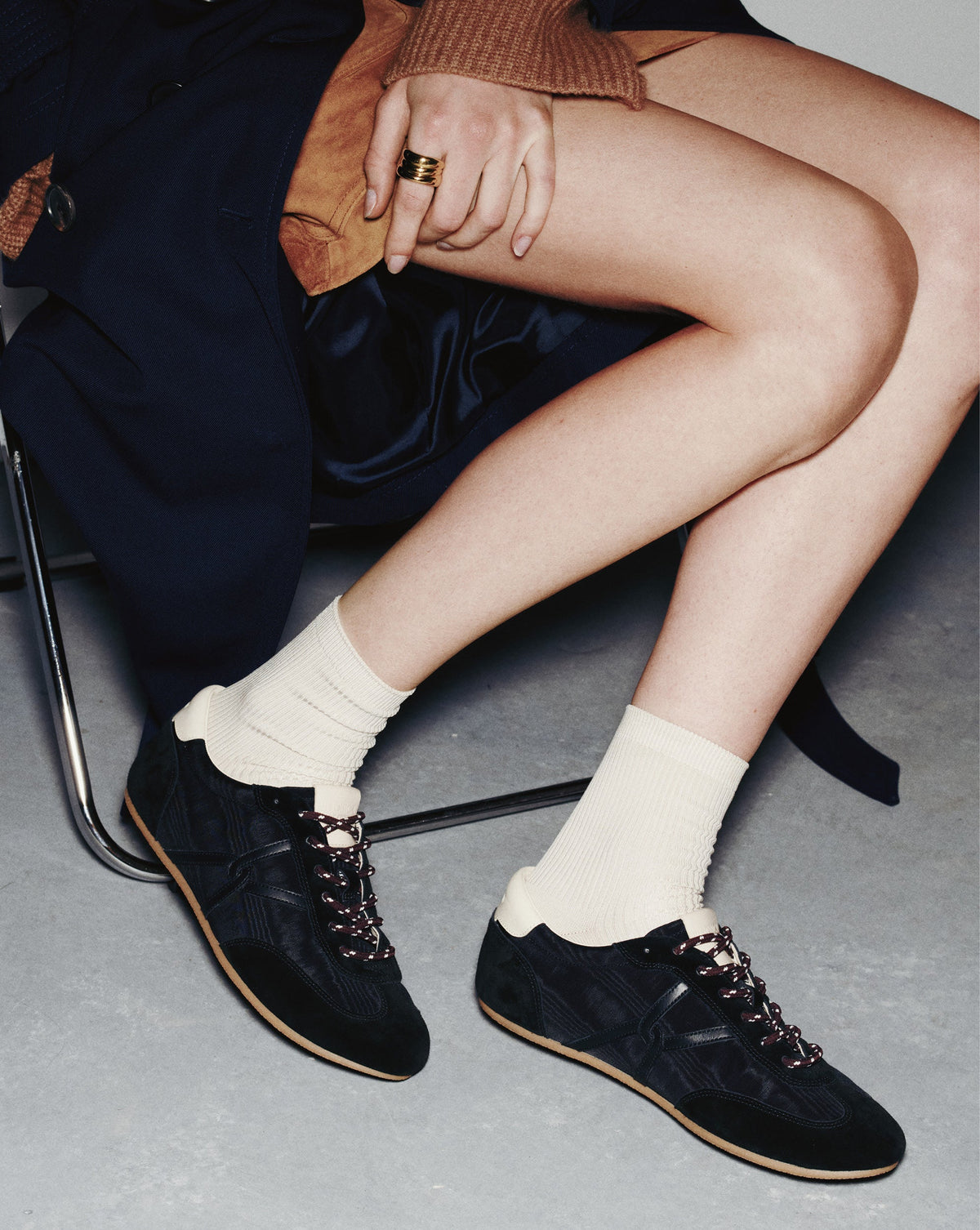 Veronica Beard | Riviera Sneaker in Black Black