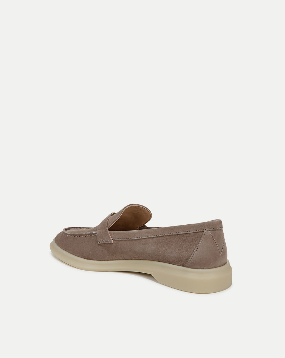 Veronica Beard | Ailey Suede Loafer in Taupe Taupe