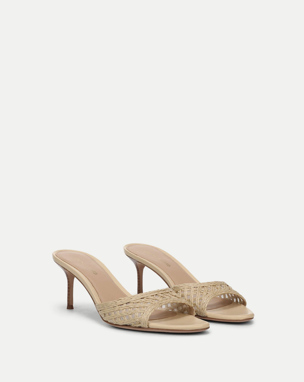Veronica Beard | Tia Raffia Sandal in Tan Natural Natural