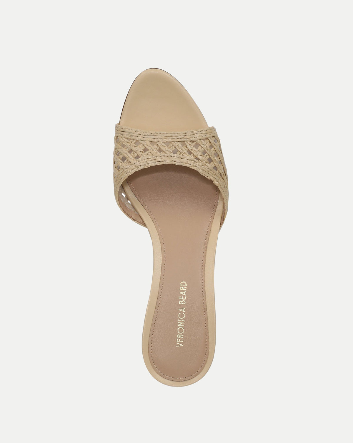 Veronica Beard | Tia Raffia Sandal in Tan Natural Natural