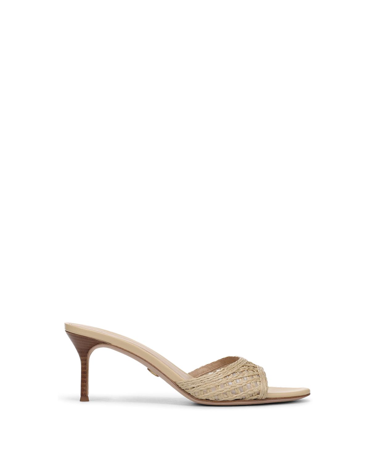 Veronica Beard | Tia Raffia Sandal in Tan Natural Natural