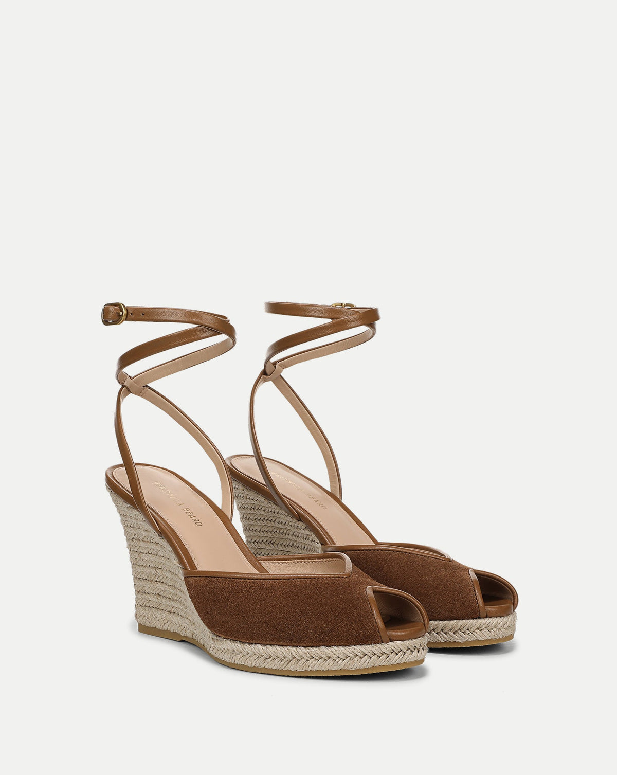 Veronica Beard | Pasina Suede Espadrille in Chestnut Chestnut
