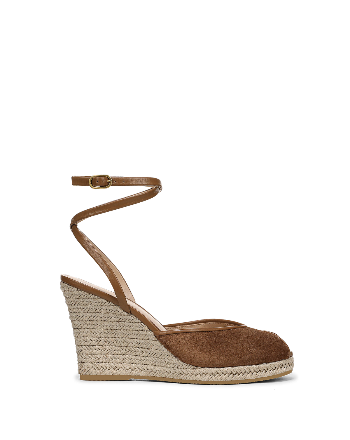 Veronica Beard | Pasina Suede Espadrille in Chestnut Chestnut
