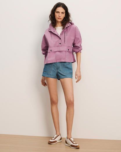 Veronica Beard | Cunningham Anorak Jacket in Purple Orchid Haze Orchid Haze