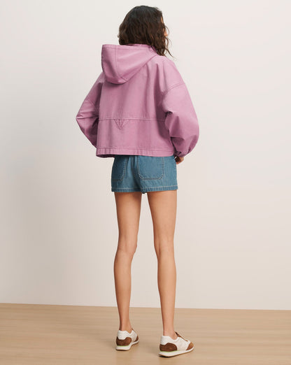 Veronica Beard | Cunningham Anorak Jacket in Purple Orchid Haze Orchid Haze