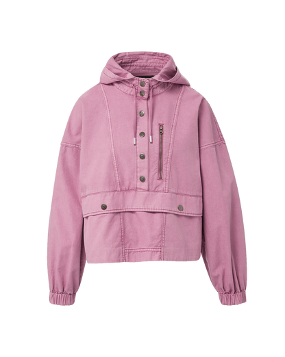 Veronica Beard | Cunningham Anorak Jacket in Purple Orchid Haze Orchid Haze