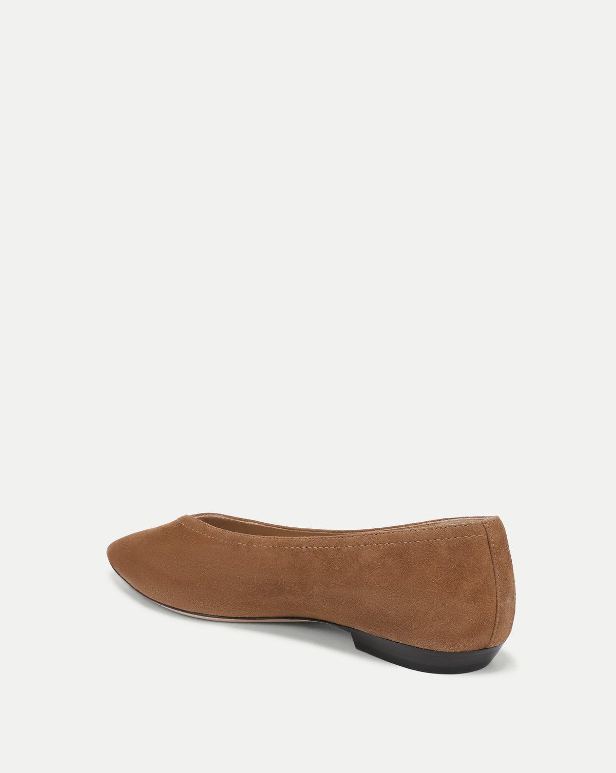 Veronica Beard | Bancroft Suede Flat in Chestnut Chestnut