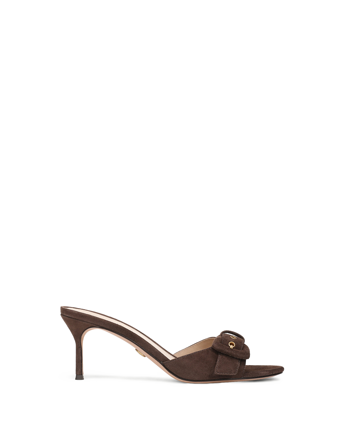 Veronica Beard | Tia Buckle Sandal in Espresso Brown Espresso