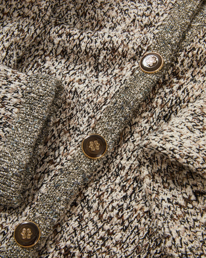 Veronica Beard | Rexton Cardigan in Speckled Off-White Dove Multi Dove White Multi