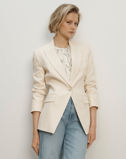 Veronica Beard | Chandler Dickey Jacket in Ecru Ecru