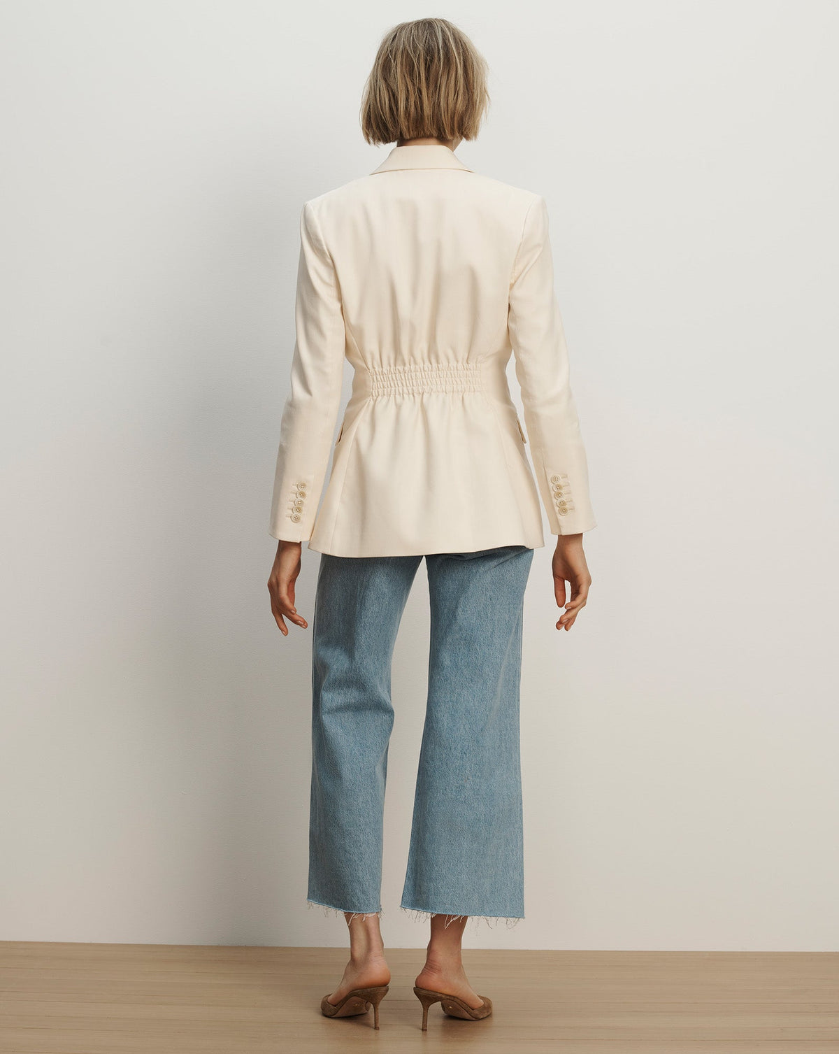 Veronica Beard | Chandler Dickey Jacket in Ecru Ecru