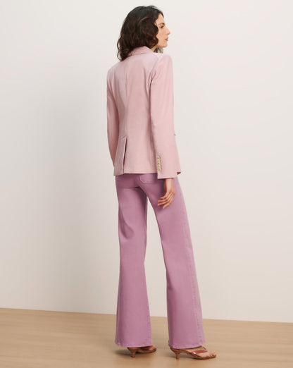 Veronica Beard | Miller Seersucker Dickey Jacket in Light Purple Pale Orchid Haze