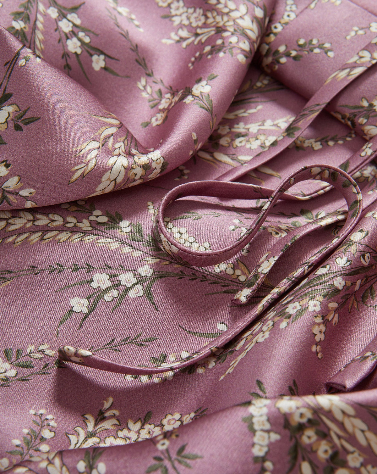 Veronica Beard | Gemma Silk-Blend Midi Dress in Purple Floral Orchid Haze Multi