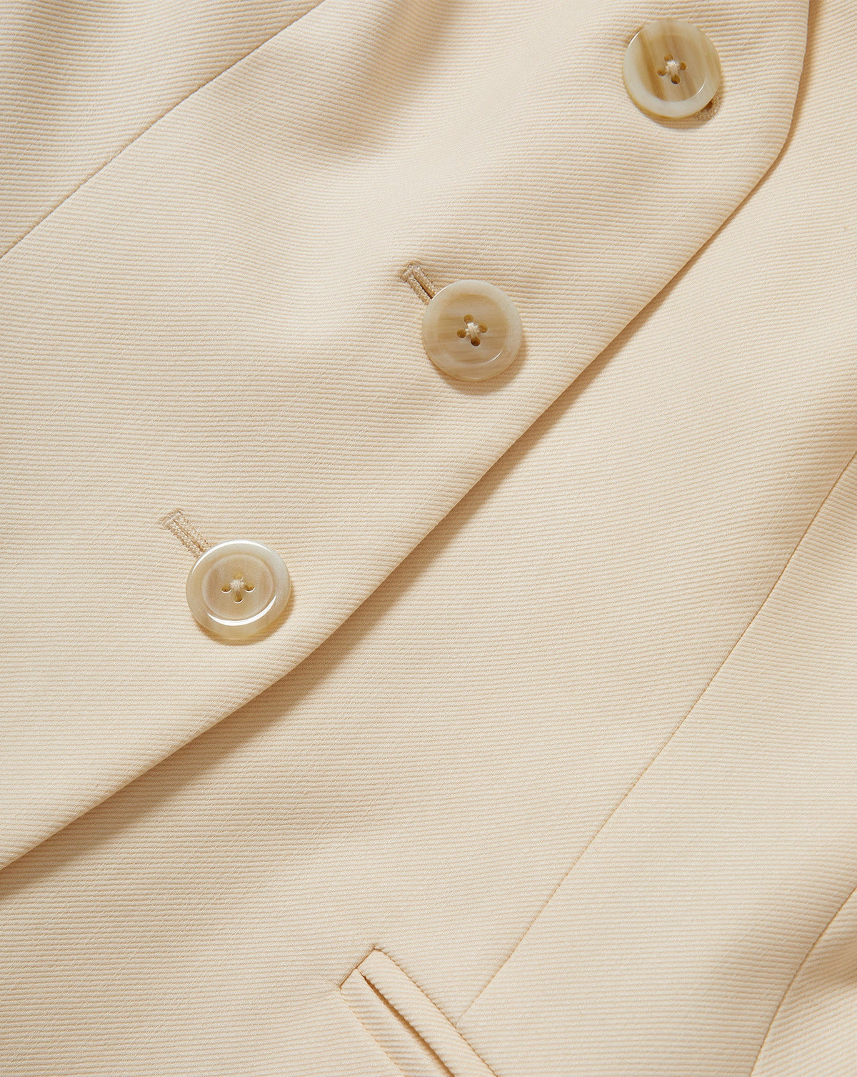 Veronica Beard | Gillson Tailored Vest in Ecru Ecru