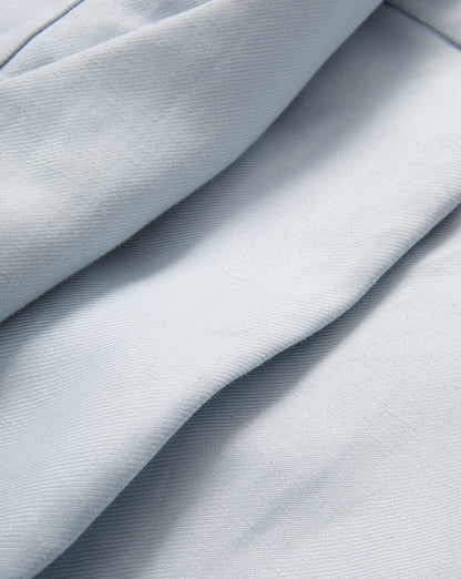 Veronica Beard | Craig Pleated Short in Light Blue River Mist River Mist