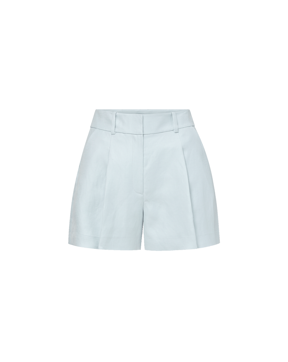 Veronica Beard | Craig Pleated Short in Light Blue River Mist River Mist