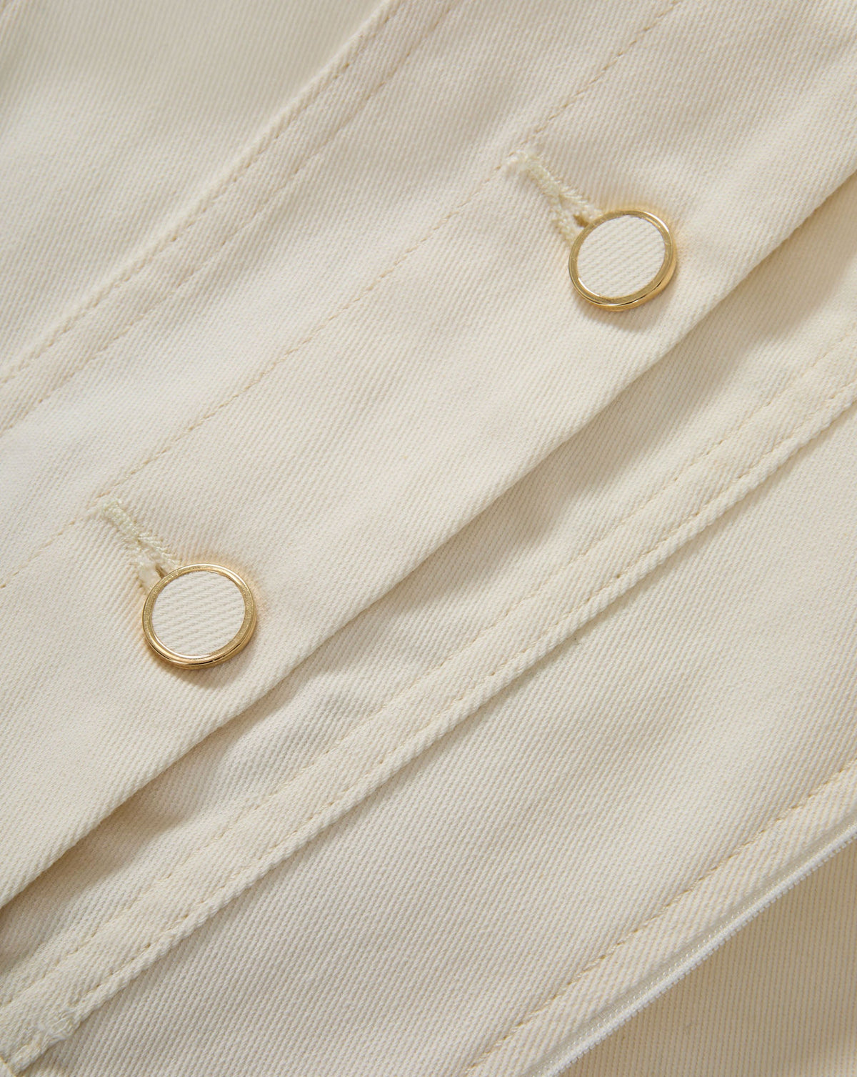 Veronica Beard | Slate Cotton Twill Dickey in Dove White Dove White