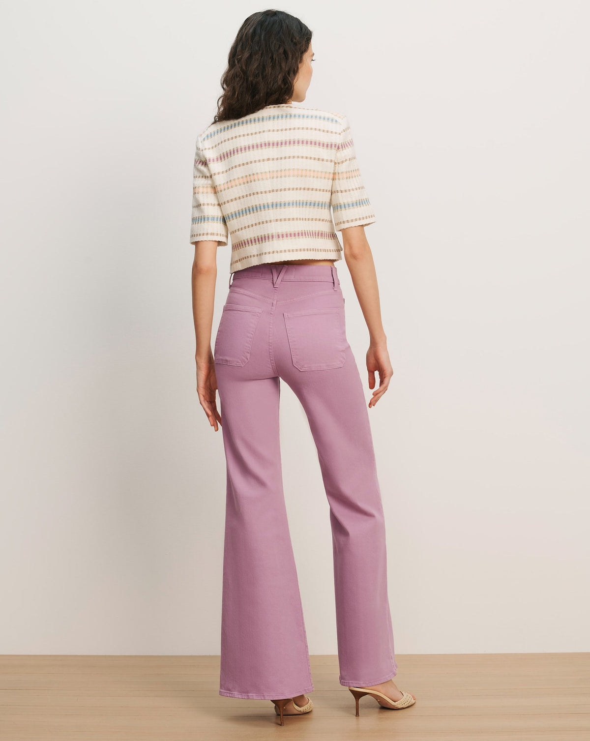 Veronica Beard | Orville Striped Lady Jacket in Ecru Multi Ecru Multi