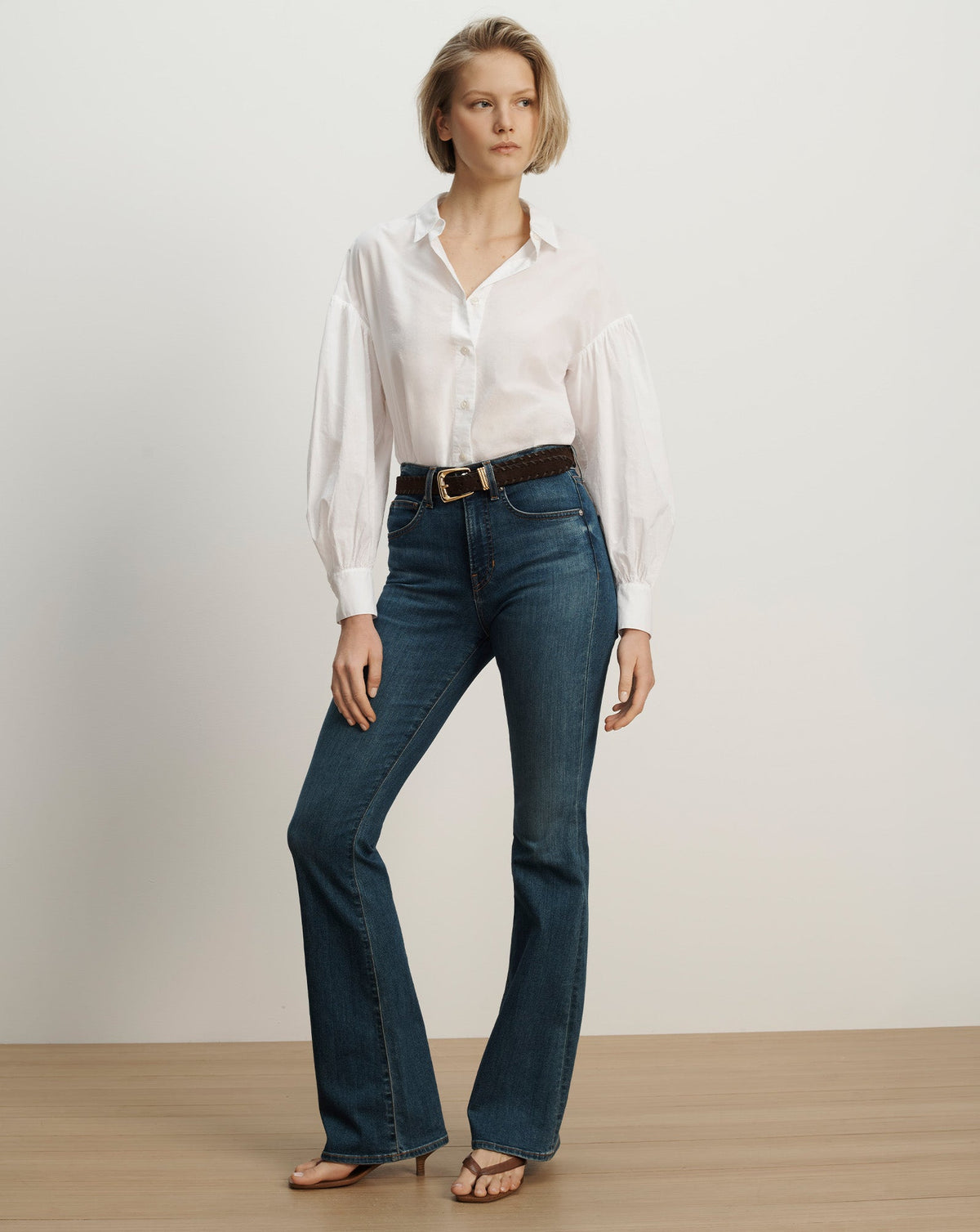 Veronica Beard | Gaviel Button-Down Shirt in White White