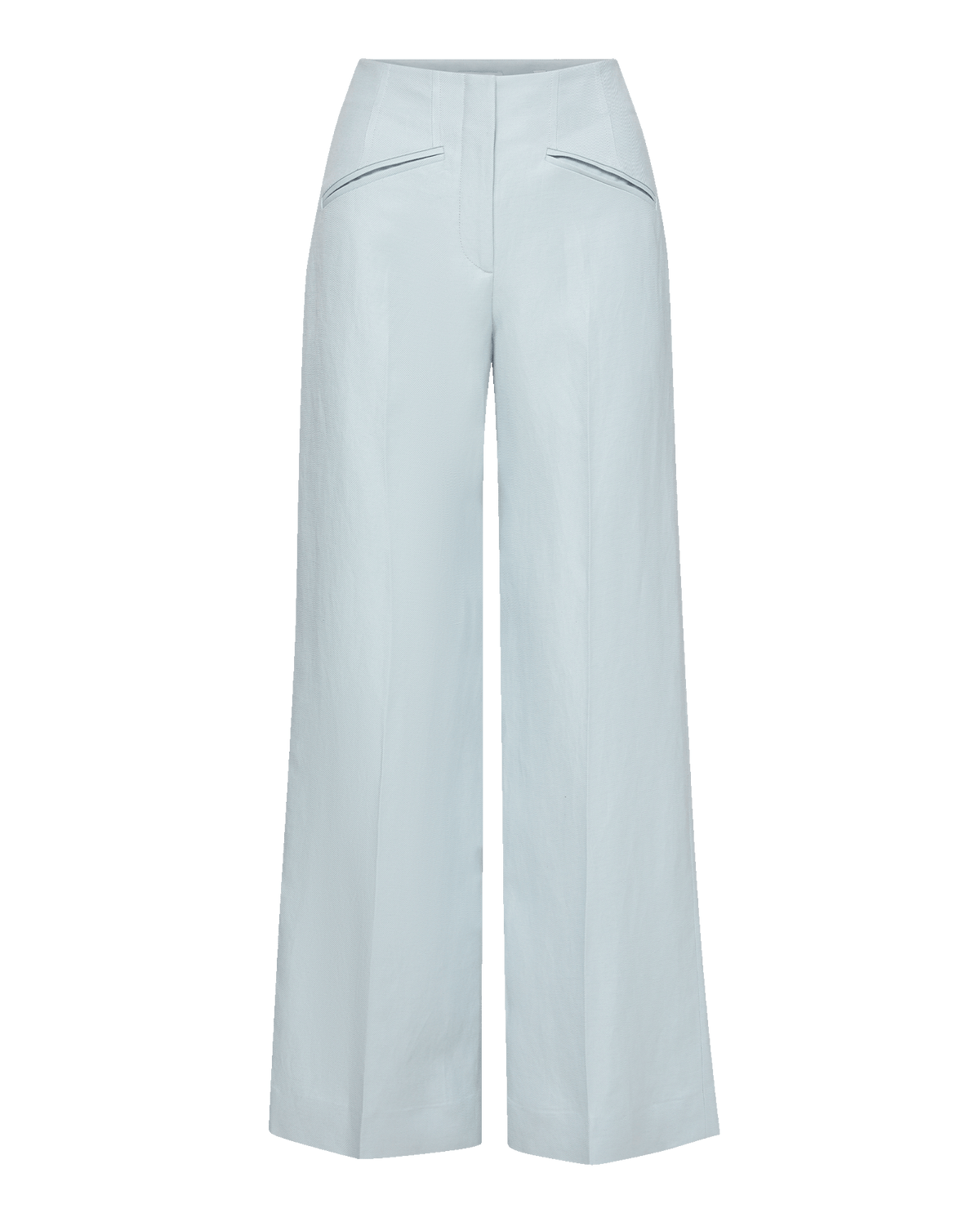 Veronica Beard | Cassidee Wide-Leg Pant in Light Blue River Mist River Mist