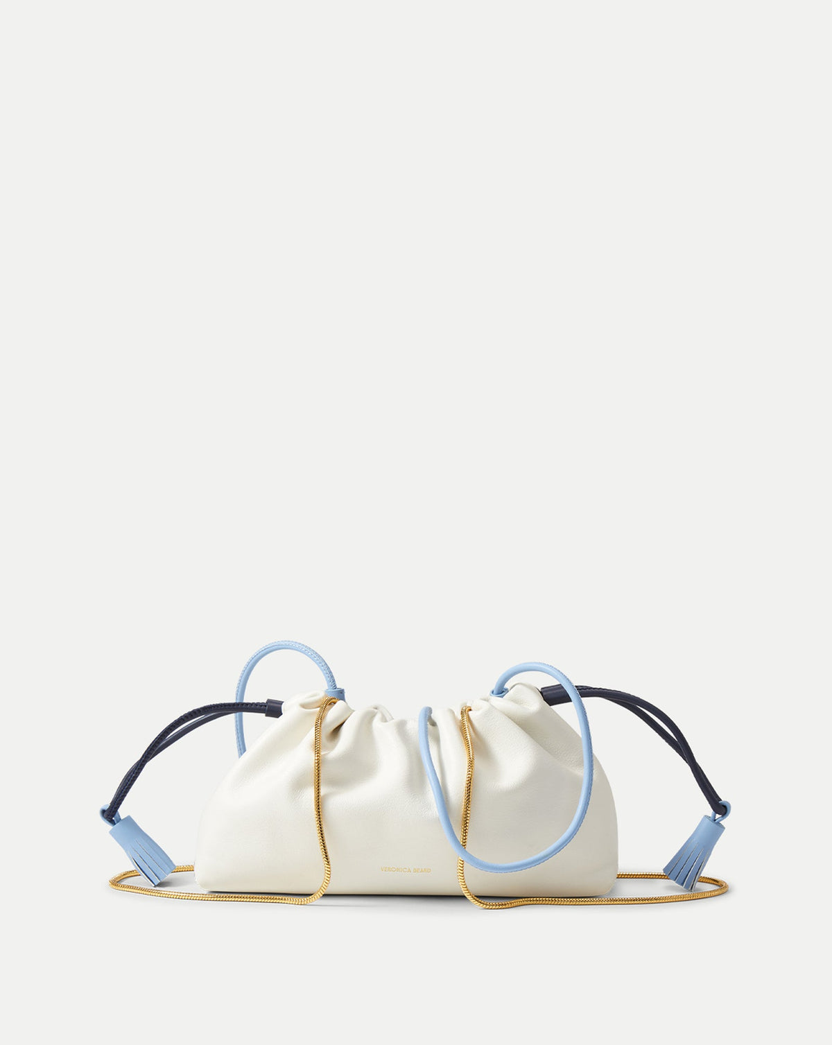 Veronica Beard | Small Veronica Beard Stash Bag in Off White & Blue Off-White Multi