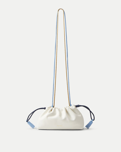 Veronica Beard | Small Veronica Beard Stash Bag in Off White & Blue Off-White Multi