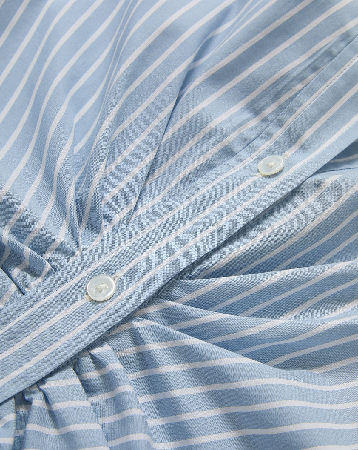 Veronica Beard | Devra Button-Down Shirt in Pale Blue River/White Pale Blue River/White