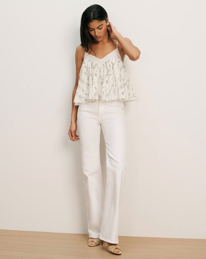 Veronica Beard | Mariale Floral Tank Top in Dove White Multi Dove White Multi