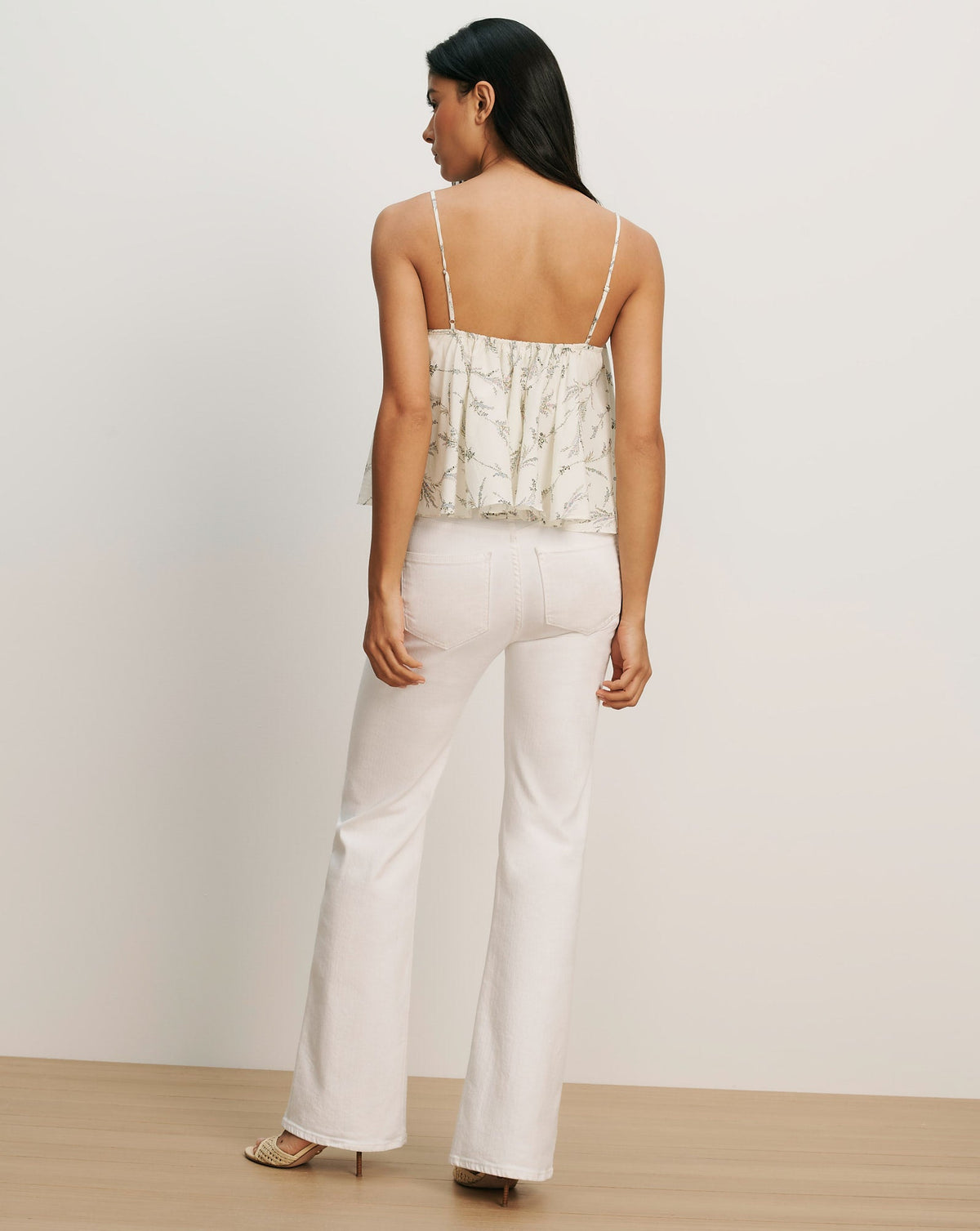 Veronica Beard | Mariale Floral Tank Top in Dove White Multi Dove White Multi
