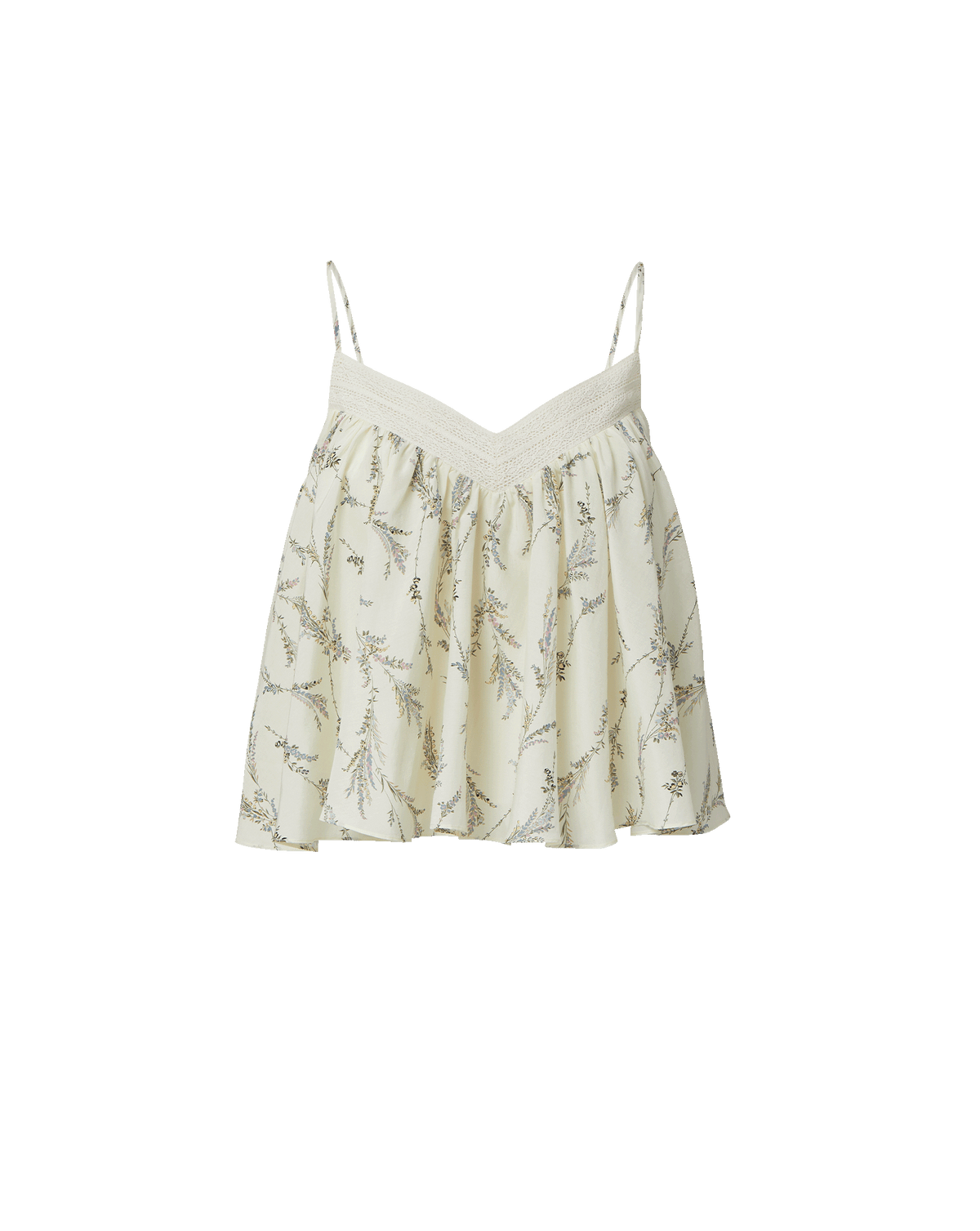 Veronica Beard | Mariale Floral Tank Top in Dove White Multi Dove White Multi