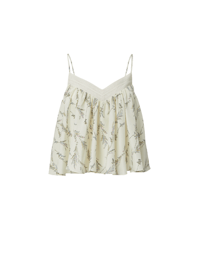Veronica Beard | Mariale Floral Tank Top in Dove White Multi Dove White Multi