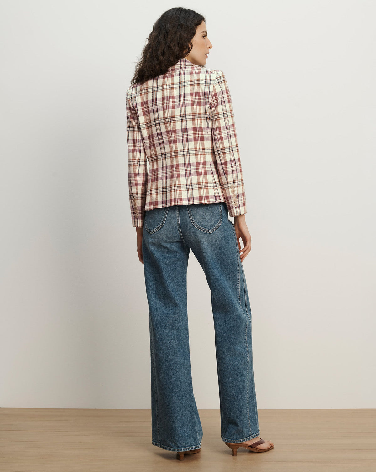 Veronica Beard | Tyra Plaid Dickey Jacket in Orchid Haze Multi Orchid Haze Multi