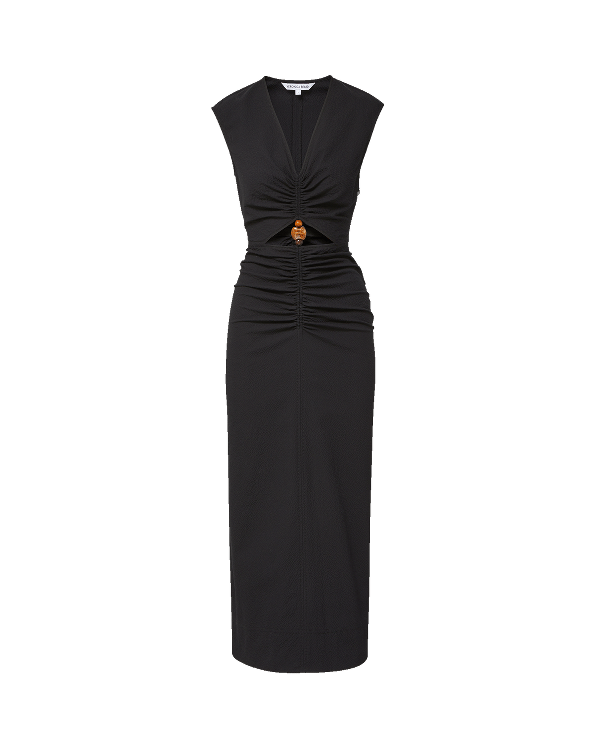 Veronica Beard | Marisabel Cutout Midi Dress in Black Black